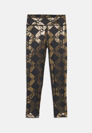 Leggingek - black/gold-coloured