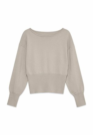Vero Moda, KNITTED PULLOVER VMRAYE KNITTED PULLOVER - Jersey de punto - pumice stone