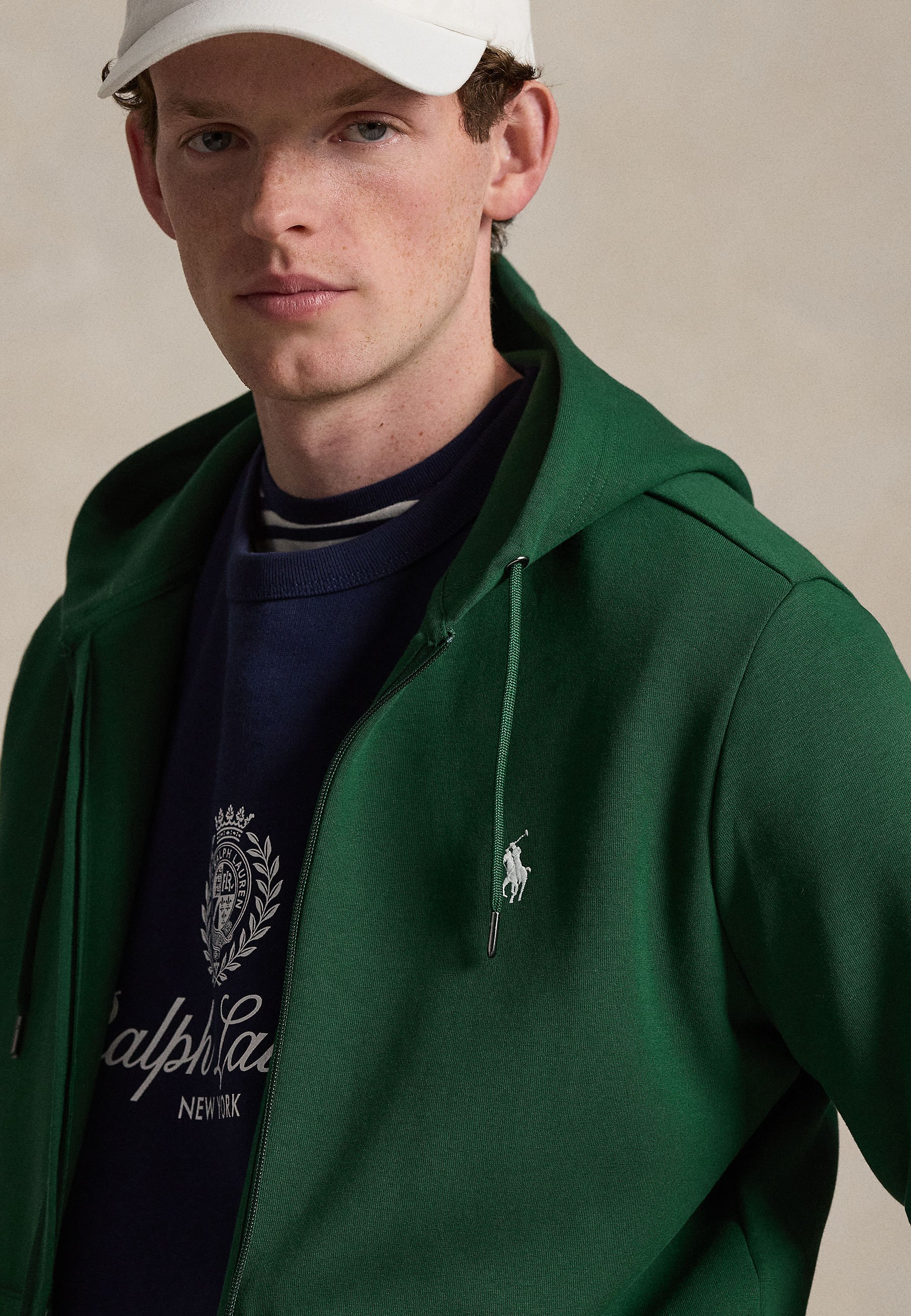 Polo by Ralph Lauren ダークグリーン フルジップフーディ M Polo Ralph Lauren FULL-ZIP HOODIE - Zip-up sweatshirt - new forest