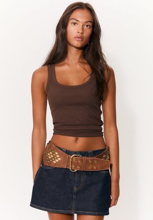 Stradivarius Midjeskärp - dark brown