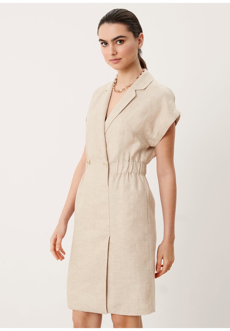 s.Oliver BLACK LABEL Freizeitkleid - dark beige melange