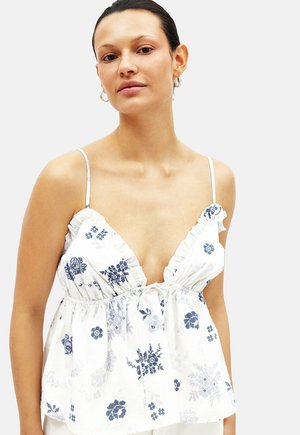 RUFFLE EDGE SINGLET - Viršus - print