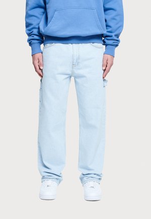 Pegador DAULE BAGGY WORKWEAR - Baggy Jeans - washed cold blue