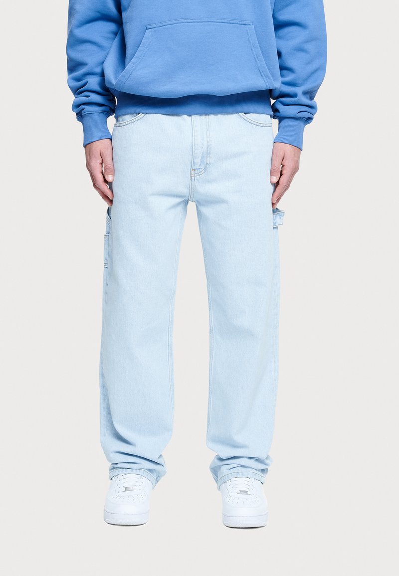 Pegador DAULE BAGGY WORKWEAR - Vaqueros baggy - washed cold blue