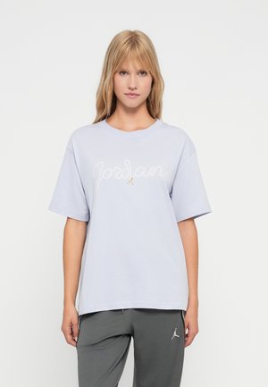 TEE - T-shirt imprimé - ghost/white