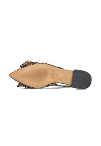 Notre-V Slingback ballerina´s - leopardo taupe  nappa nero