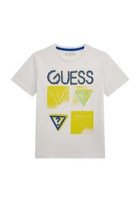 Guess - JUNIOR - Trükipildiga T-särk - pure white Väikepilt 1