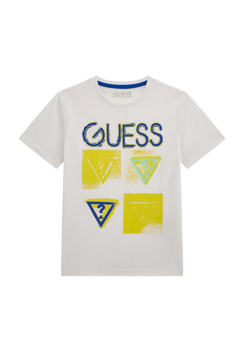 Guess - JUNIOR - Trükipildiga T-särk - pure white, Suurenda