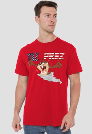 Cotton Soul, LOONEY TUNES TAZ FOR PREZ 3 - T-Shirt print - red