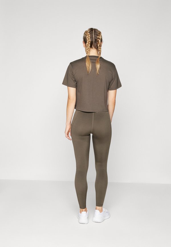 ESSENTIALS BIG FULL-LENGTH - Leggings - shadow olive2