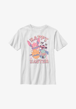 Henry Tiger AHHH REAL MONSTERS MONSTER EASTER - T-Shirt print - white