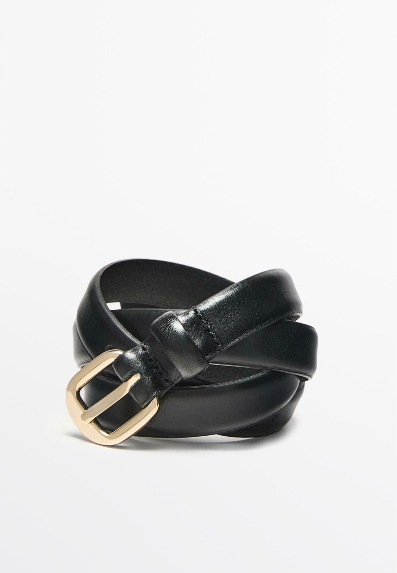 Cintura con doppia fibbia e strass - NERO - Kiabi - 10.00