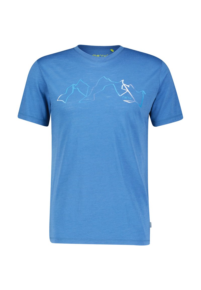 Meru LAHOLM - Print T-shirt - dark blue/blue - Zalando