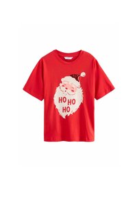 Next SANTA CHRISTMAS GRAPHIC - REGULAR FIT - Triko s potiskem - red