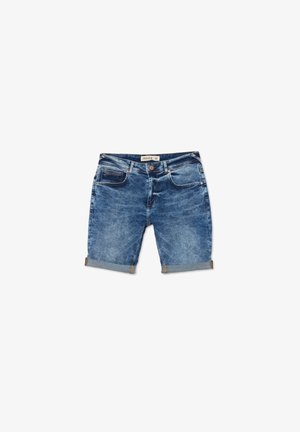 INSIDE, DESGASTADA - Shorts vaqueros - azul