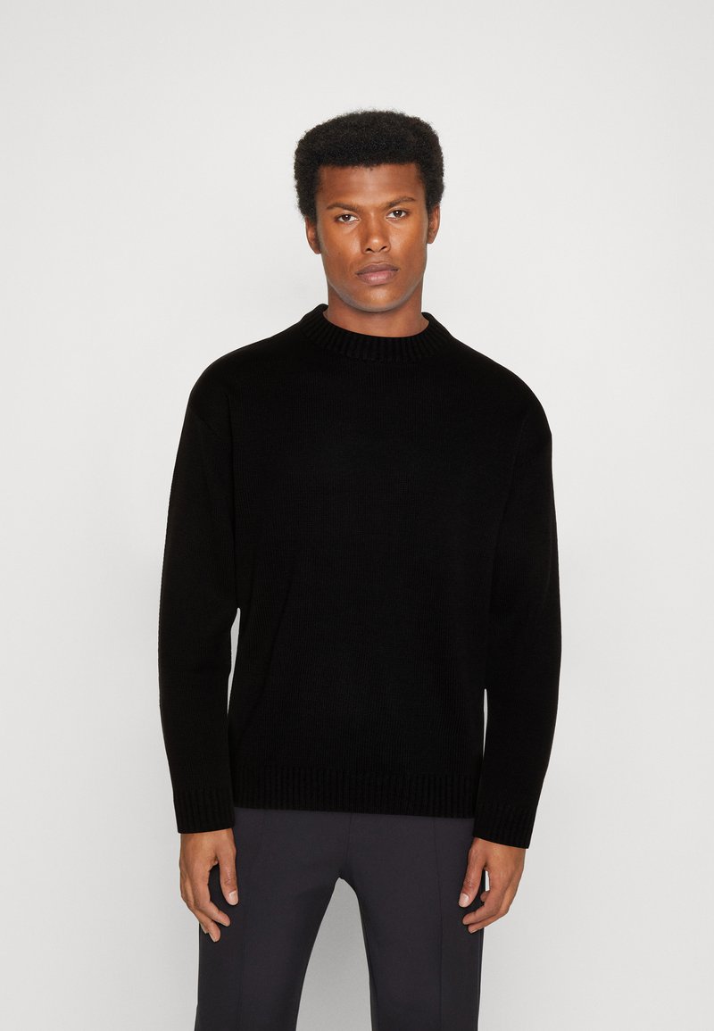 Jack & Jones - JJEJACK CREW NECK SN - Svetr - black, Zvětšit