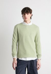 GANT - C-NECK - Trui - milky matcha Miniatuurafbeelding 1