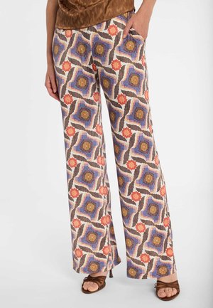 PRINT DOLVE - Stoffhose - mehrfarbig