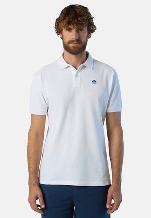 North Sails MIT LOGO-AUFNÄHER - Poloshirt - weiss