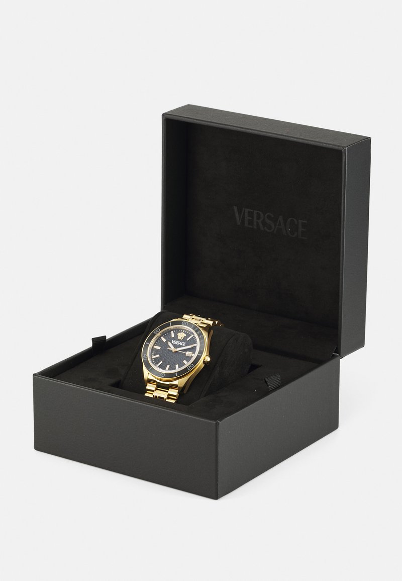 Versace V_DOME - Uhr - black/gold-coloured