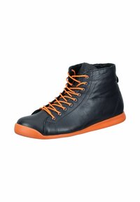 Manitu Schnürstiefelette - schwarz