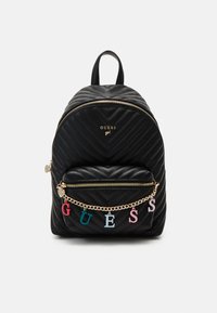 Guess - JUNIOR SMALL BACKPACK UNISEX - Reppu - jet black Pienoiskuva 1