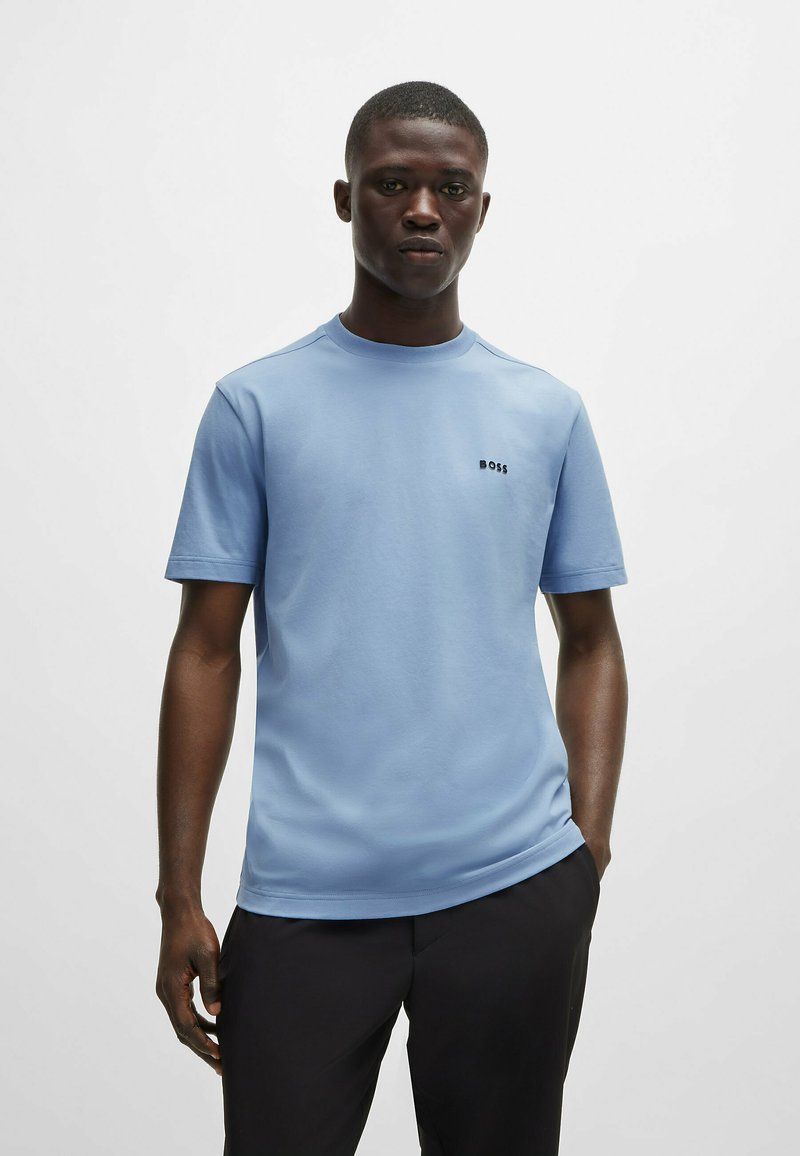 BOSS TEE - Jednoduché tričko - open blue thirtyeight