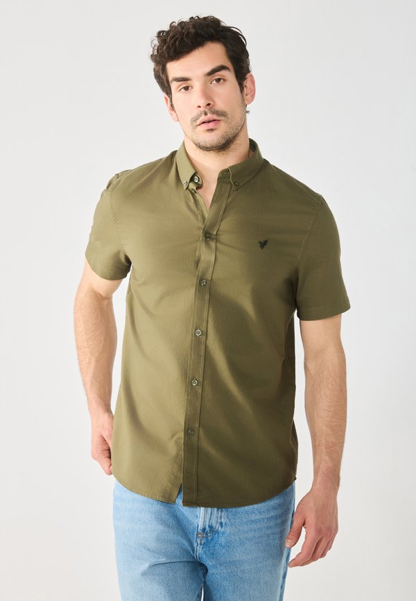 SHORT SLEEVE OXFORD - Shirt - olive night