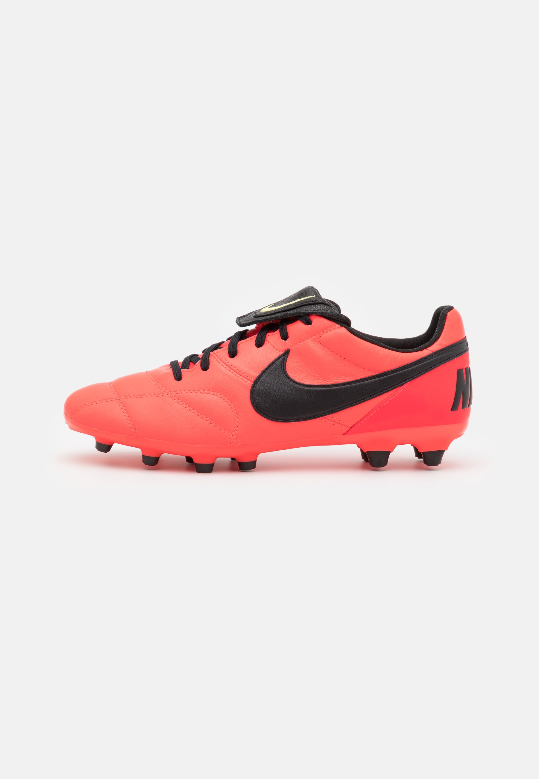 Nike Performance PREMIER II FG - Futbolo batai su išlietais kapliukais -  bright crimson/black/light lemon twist/raudona - Zalando.lt