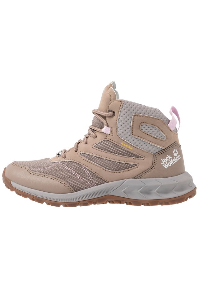 WOODLAND TEXAPORE MID - Vaelluskengät - clay/light grey