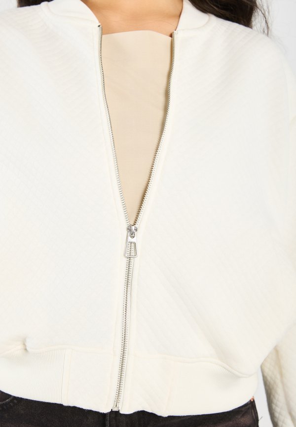 Zip-up sweatshirt - egret2