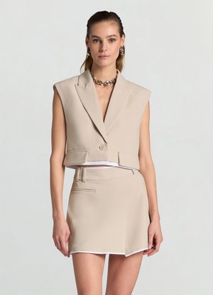 Veste sans manches - tortora chiaro