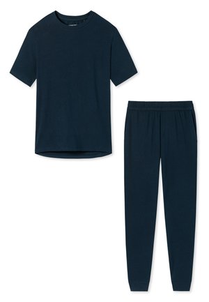 SET - Pyjama - dunkelblau