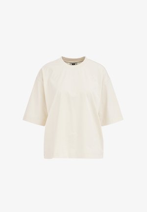 WE Fashion, WE STUDIO - T-shirts basic - ecru