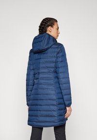 Columbia LAKE 22™ LONG HOODED JACKET - Manteau en duvet - collegiate navy