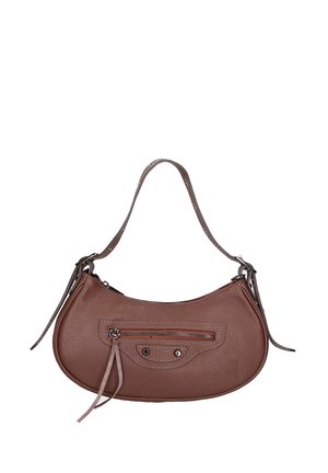 SHOULDER - Borsa a mano - cioccolato