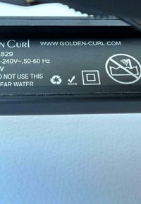 Golden Curl GL 829 GLÄTTEISEN - Haar Styling Zubehör - multicolor