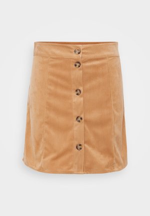 Vero Moda VMNINA SKIRT - Miniseelik - tobacco brown