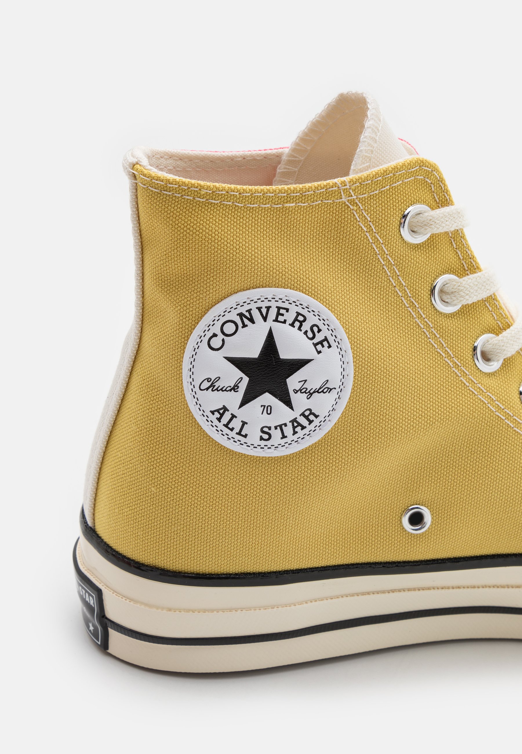 pink and gold converse