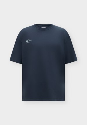 ARKK Copenhagen, LIQUID BOXY UNISEX - Μπλουζάκι με στάμπα - navy