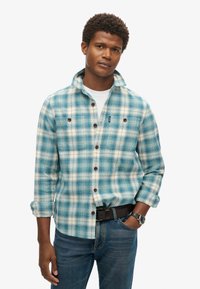Superdry & Co Overhemd - blue check