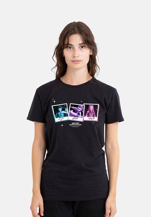 NETFLIX, KPOP DEMON HUNTERS POLAROIDS - T-Shirt print - black