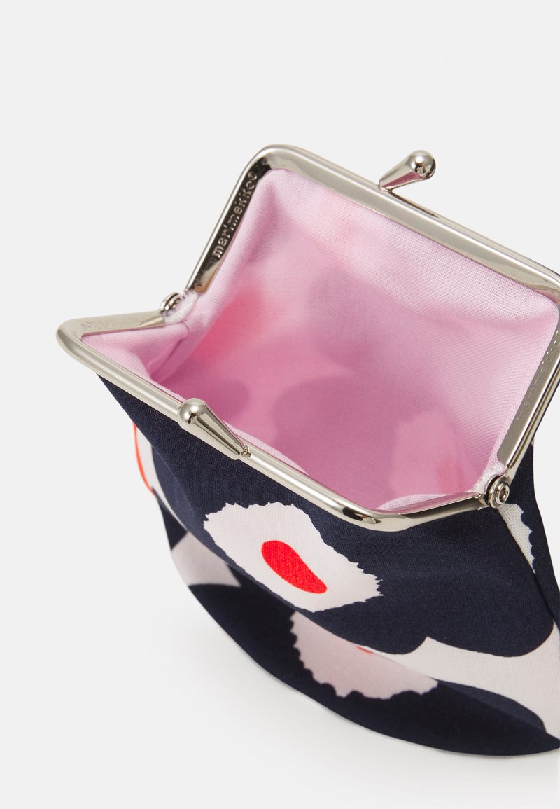 Marimekko Pieni Kukkaro Mini Unikko Purse Wallet White Navy Orange Dark Blue Zalando Ie
