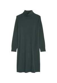 Marc O'Polo DENIM ROLLKRAGEN-AUS-MIX Jumper dress evergreen