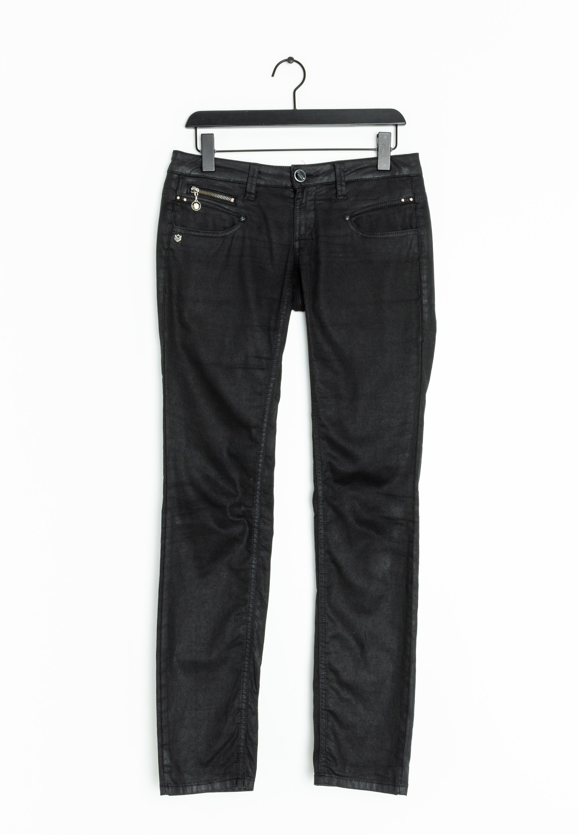 Freeman Porter Straight leg jeans black (Pre-owned) Zalando