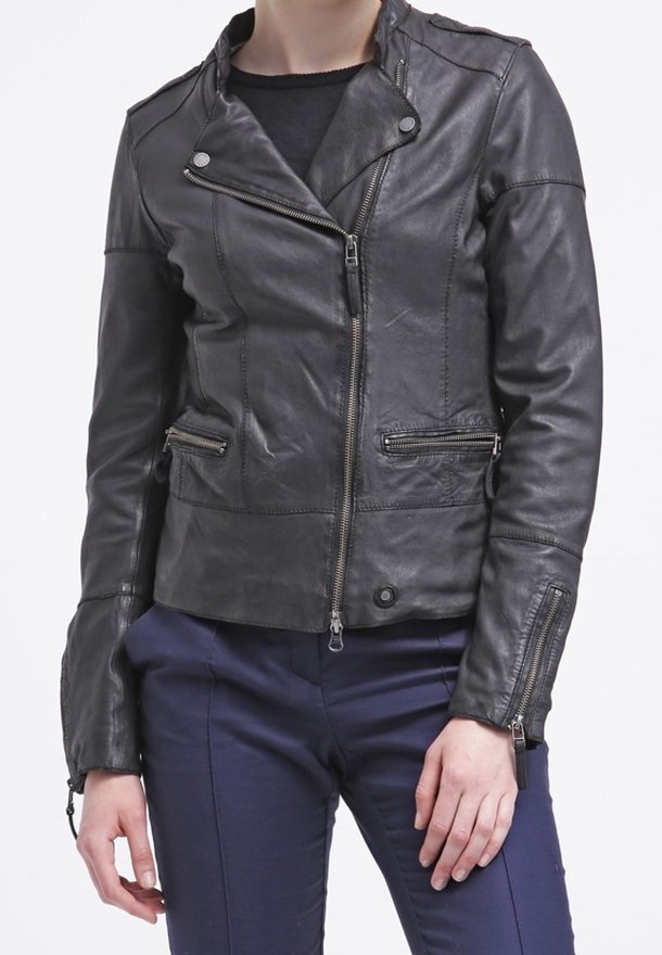 Oakwood Leather jacket - black