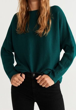 Strickpullover - dark green
