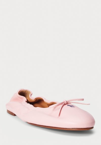 Polo Ralph Lauren LEATHER BALLET FLAT - Μπαλαρίνες - cherry blossom