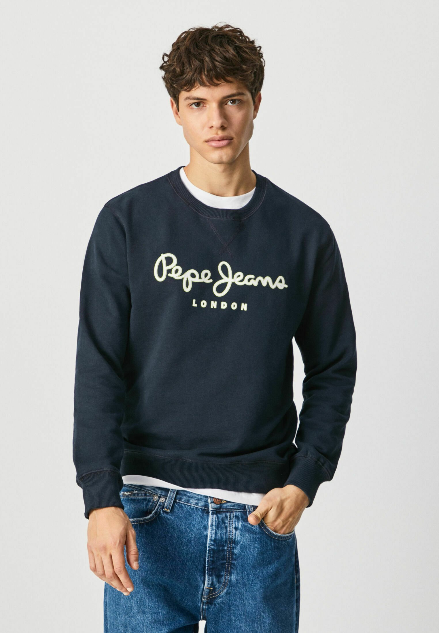 Pepe Jeans GEORGE - Sudadera - dark blue/azul marino - Zalando.es