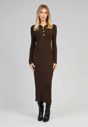 Robe pull - marron